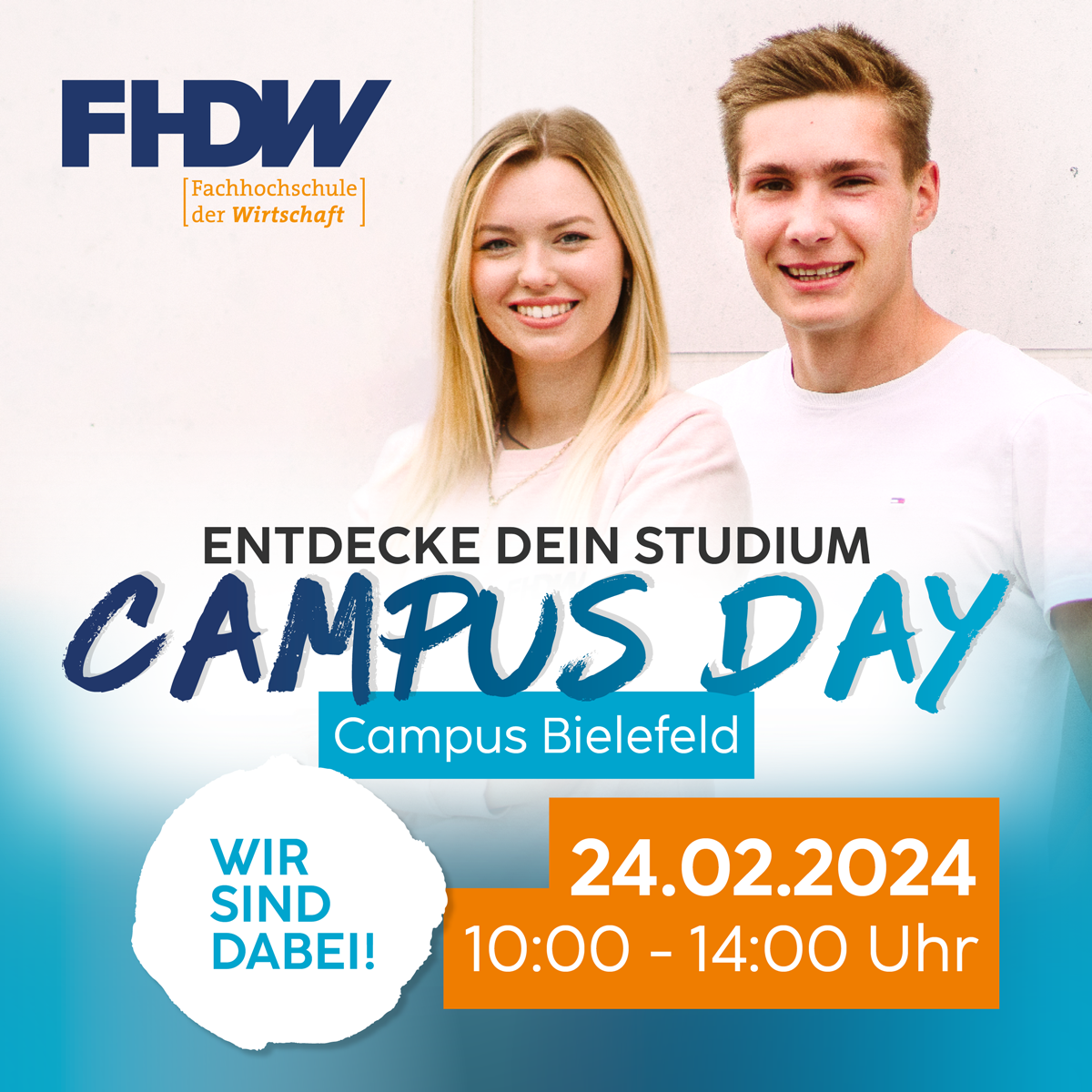 Titelbild FHDW Campus Day Bielefeld 2024