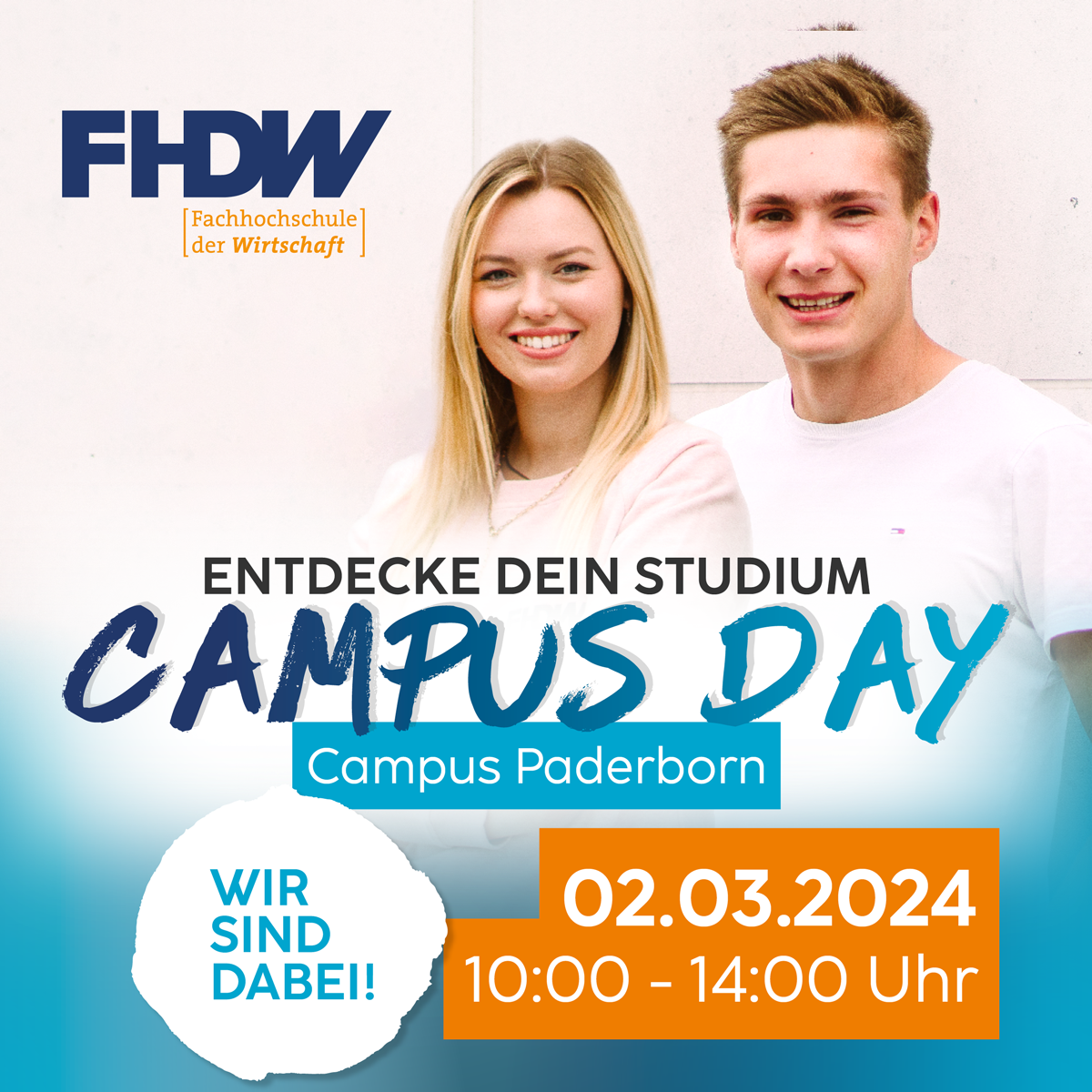 Titelbild FHDW Campus Day Paderborn 2024